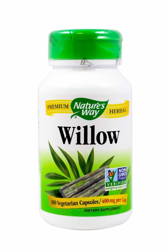 Nature's Way Willow 100 Veg. Caps (Pack of 2)