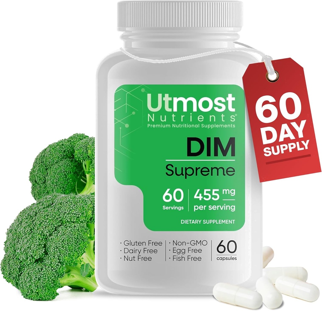 DIM-supplement voor vrouwen - 455 mg, 60 capsules 