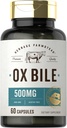 Carlyle Ox Bile 补充500 mg → 60 Capsules → 消化酶 → Non-GMO & Gluten Free → 由 Herbage Farmstead 编写 :