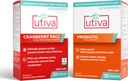 10% Bundle Utiva 36PAC Power Bundle 124; 30 Dni 124; Bundle with 36mg Solvable Cranberry PAcs (DMAC / A2) and 30B CFU Probiotic Power (Lactobacillus and Bifidobacterium Strains) 124; Locally Made.