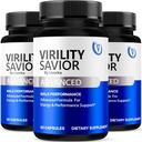 (3 Pack) VirilitySavior Хапчета, VirilitySavior, VirilitySavior капсули Advanced Formula, Official VirilitySavior Всички Natural капсули, VirilitySavior Хапчета Отзиви, 180 капсули за 3 месеца