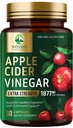 Apple Cider Vinegar 1877mg Per Serving - Vitamin D3, Zinc & Best ACV Supplement Pills Supporting Gut Health for Better Digestion, Immune System Support, Non-GMO Bottled in USA - 60 Capsules