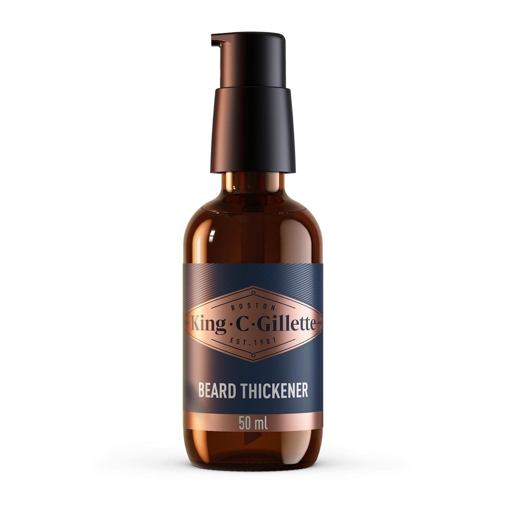 King C. Gillette Beard Thickener diformulasikan dengan kompleks Vitamin B dan Caffeine, 1.7oz