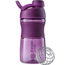 BlenderBottle 20-Ounce SportMixer Twist Cap Tritan Grip Shaker Bottles, Navy and Plum