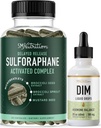 SMNutrition נוזל DIM תוסף & Sulforaphane Complex | הורמון אסטרוגן Balancing Bundle עם תוסף Microbeadlet Sulforaphane (30 משרתים) ו 100 מ"ג DIM טיפות נוזלי (25 משרתים)