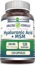 Amazing Formules Hyaluronic Acid & MSM Supplement 
