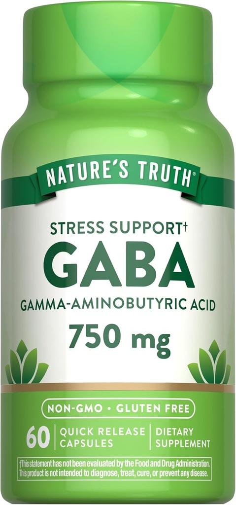 Nature 's Truth GABA 750mg Kapszula 124; 60 GM