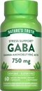 Naturens sanning GABA 750mg kapslar | 60 greve | Gamma Aminobutyric Supplement | Non-GMO & Gluten Free Supplement