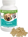 Тільки натуральні Pet CoQ10 Капсули для собак та котів – Coenzyme Q10 Ubiquinone Supplement – Допомагає зберегти Vitality, Енергетика та загальне благополуччя – 90 граф