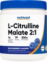 Nutricost L-Citrulline Malate 2:1 (300 Grams) (Blue Raspberry)