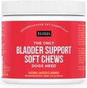 Natural Rapport Dog Bladder 支持 - The Only Bladder Support Chews Dogs Need - 包含 Cranberry 和 D- Mannose 对肾功能援助的120cm 补充
