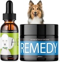 HEAL &amp; Remedy Bundle - Aceite de cáñamo para perros con condiciones de desafío + bienestar celular " Salve de salud de la piel - Soporte neurológico " Confort - 100% Natural Canine Wellness Supplies