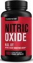 Jacked Factory N.O. XT Nitric Oxid Ergänzungen für Männer w/Nitrosigine L Arginine L Citrulline Ergänzung für Muskelpumpen & Vascularity - Pre Workout Nitric Oxide Booster & Muskelaufbau - 180 Caps