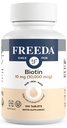 FREEDA Biotin 10,000 mcg – Hair, Skin & Nails Support – Tiny Tabs | High-potency Vitamin B7 with D-Biotin for hair growth & strong nails. Vegan, kosher tablets.