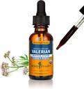 Herb Pharm Organic Valerian Root Liquid Extract, bez alkoholu: spánok a relax, upokojujúci nočný spánok podpora doplnok, bezcukrový bylinný doplnok, 1 Oz
