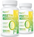 Fisetin 1200mg Liposomal Fisetin Supplements 98% Pure Fisetin Polyfenols Antioxidanter Immunity Health Aging Cognitive Support Non-GMO 120 kapslar