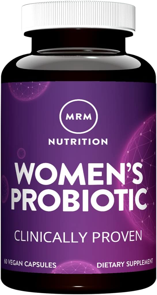 MRM Nutrition Probiotici femminili | Intestinal + Immune Health | Prebiotici + postbiotici | Clinically Proven| 25 miliardi di celle | Buon Bacteria per Gut Health| Shelf Stable | 30 Servings