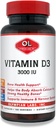 Olimpiya Labs Vitamin D3 3000 Iu 100 Capsules Güclü Bones Support