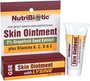 NutriBiotic - Ointment de pel .5 Fl Oz | con GSE, Lysine, Beeswax, Echinacea, Goldenseal, Vitamin E & More | para Irritacións de pel menor e para apoiar tecidos saudables | Made sen Gluten & GMOs