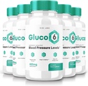 Rize Labs (Pacote de 5) Cápsulas Suplementares Gluco 6, 570mg Comprimidos de Pressão Arterial, Fórmula Avançada Oficial para Saúde Óptima, Gluco Natural Seis Pastilhas (300 Cápsulas)