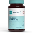 Elintoiminnot Kalsium + D3-vitamiinin täydennysosa, 90 kalsiumtablettia, magnesiumia, täydellinen yhteinen terveystuki - naiset ja miehet. (Pack of 1)