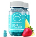 Sugarbear Hair Vitamin Gummy 2 Month Supply Extra Strength Biotin 6000mcg, Growth for Men & Women, Vegan Vitamin B12, MSM, Inositol, Omega 3, Elderberry, Certified Kosher, Halal, Cruelty-Free