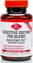 Olympian Labs Digestive Makzyme-Pro Enzymes, 60 Capsules, Breaks Down Proteins, Carbs, Fats, Oil ' Milk, 60 Servings
