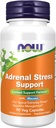 NOW Foods Supplements, Adrenal Stress Support, Cortisol Support Formula* z Relora®, Za tipični vsakodnevni stres*, Upravljanje apetita*, 90 Veg kapsule