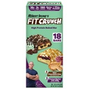 FITCRUNCH Protein Bars, Snack Size Variety Pack, Gluteenivaba (18 baari, piparmündi šokolaad ja maapähklivõi tarretis)