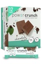 Power Crunch Protein Wafer Bars, High Protein Snacks med läckra smak, Chocolate Mint, 1.4 Ounce (12 greve)