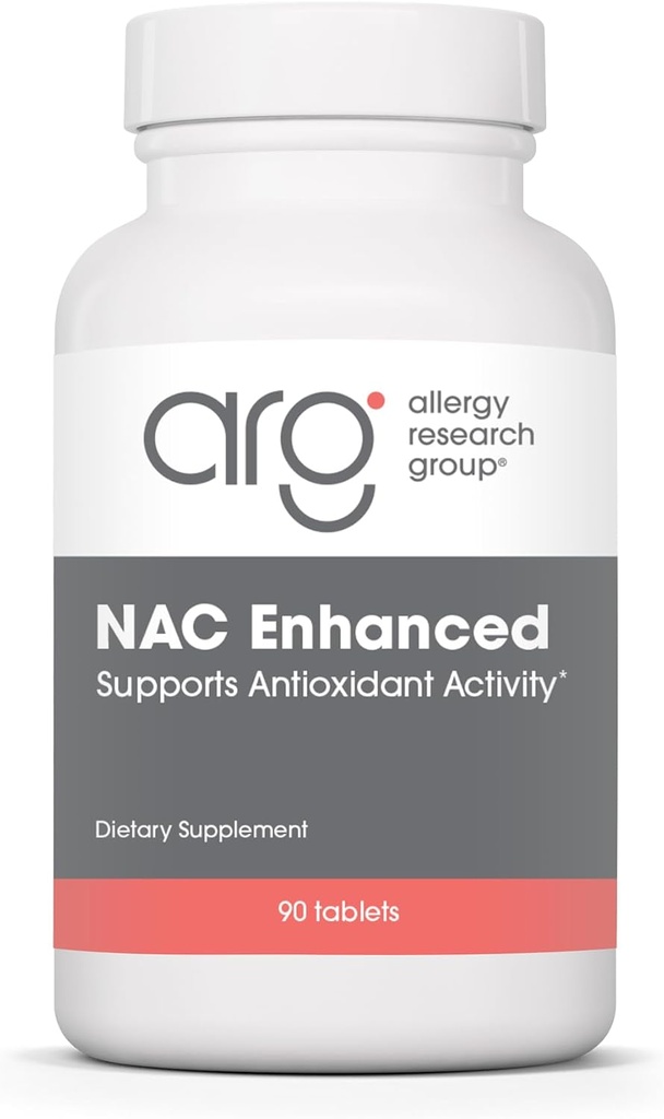 Alerji Araştırma Grubu NAC Tamamlandı - N-Acetyl-L-Cysteine, Glutathione Precursor, Supports Immune Function, Mucus Clearance - 90 Countet