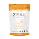 Zurvita Zeal for Life Wellness Drink Mix - Mango Flavor - Gluten-Free, Vegan, with Biotin, Vitamins B12, C, D, E, Iron, Magnesium - 30 Servings (420g)