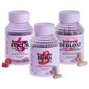 Lemme Burn, Debloat & Focus Bundle | Metabolism & Fat Burning + Bloating & Gas Relief Capsules + Focus & Brain Health Gummies | Gluten-Free, Non-GMO | 60 Count Capsules & 50 Count Gummies