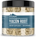 Earthborn Elements Yacon Root (200 Capsules), Pure " Undiluted, No Additives