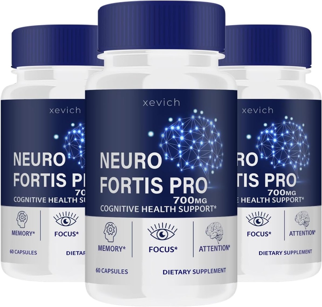 NeuroFortis Pro - Neuro Fortis Pro Pill Formula (3 Pack, 180 קפסולות)