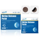 Hionfurt 32ct Motion Sickness Patches – Sea Sickness Patches for Cruise, Car, Airplane, and Other Travel – Non-Drowsy, Effective, Lasts 72 Hours
