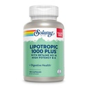 SOLARAY Lipotropic 1000 Plus – Digestive, Energy & Fat Metabolism Support, with Betaine HCl & Vitamin B-6, 180 Capsules
