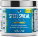 SteelFit Steel Sweat Fat- Burning Pre Workout 124; Zvýšení metabolismu, zvýšení energie, Burn Fat & Calories 124; Green Apple, 30 Služeb