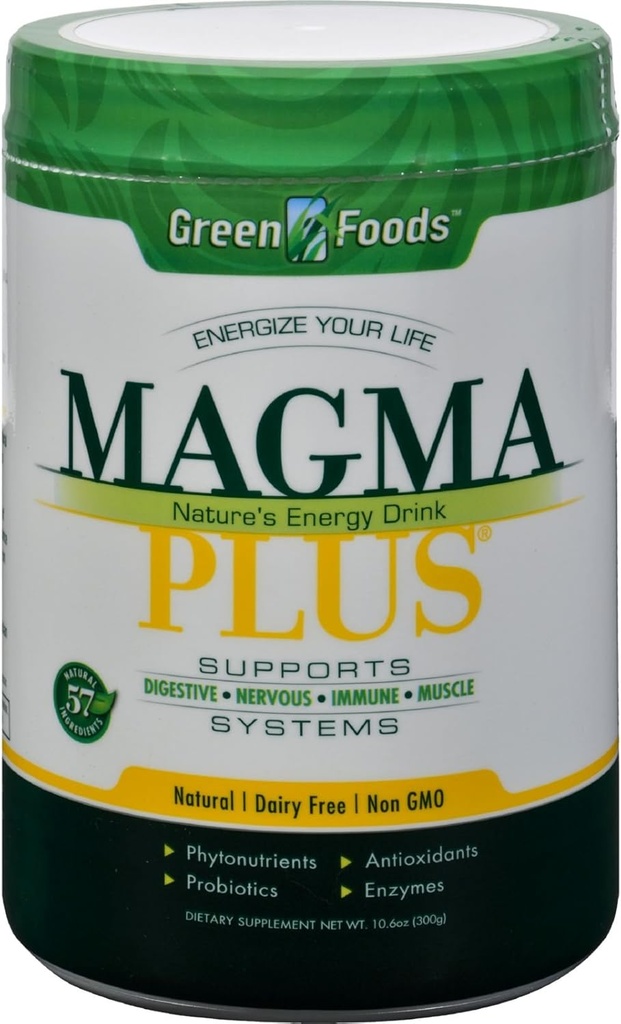מזונות ירוקים Magma Plus Drink, 10.6 אוונס