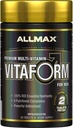 AllMAX VITAFORM - 60 таблеток - Premium Multivitamin для чоловіків - шість функціональних комплексів + вітамін С, D3 & цинк - 30 Сервінги