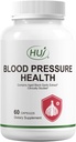 HUJ Blood Pressure Health Supplement, Plant-based formule met zwarte Knoflook, Hawthorn, Rode bieten, L-Arginine, L-Citrulline, 60 capsules