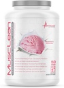 Metabolická výživa - Musclean - Milkshake, Syrovátka High Protein Meal Replacement, Údržba výživy, Nízký karb, Keto Diet, Digestive Enzymes, Strawberry, 5 Pound (50 ser)