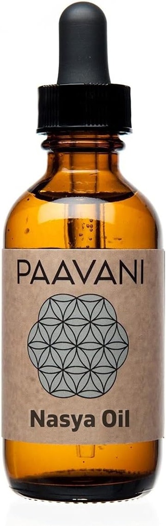 PAAVANI Ayurveda Nasya Oil - Ayurvedic Nasal Cleaner & Moisturizer Drops for Sinus Relief (1 oz)