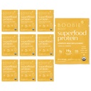 Cos Boobie Superfoved Protein Shake for Moms, Pregenciance and Lactation support Protein Powder per tal d'ampliar l'emissió de llet, Probiotics, Organic, Dary-Free, Guten-Free Veganilla Srv 10pk