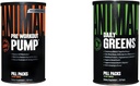 Animal Pump Preworkout Greens Зеленые, пробиотики и пищеварение 30 Count Bundle