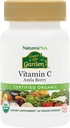 Luonto Plus lähde Life Garden Certified Organic C-vitamiini - 500 mg, 60 Vegaanikapselit - Koko ruoka Immunosupport Supplement, antioksidantti - Kasvisruokaa, Gluteeniton - 30 tarjoilua