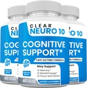 Hapus Neuro 10, Meningkatkan Fokus & Konsentrasi, Memproyeksikan Fungsi Memori Normal & Kesehatan Otak, Prevents Memory Los (3 Pack)