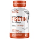 Nutri Fisetin 500mg 32 Count - Clinical Dosage - Fisetin Supplements - Powerful Senolytic Activator, Antioxidant, Heart Support - Natural Polyphenols - Capsules - 3rd Party Tested - GMP Certified
