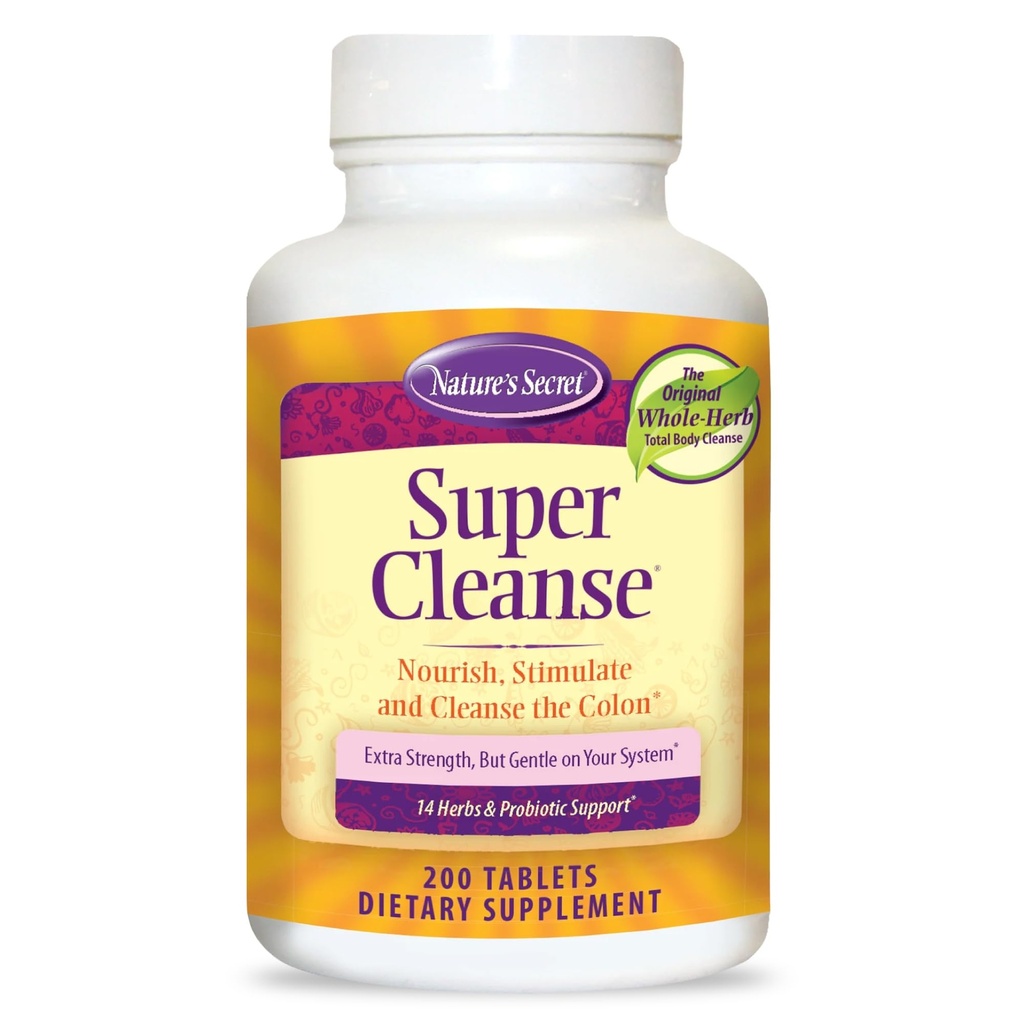 Nature's Secret - Super Cleanse, 200 tablets
