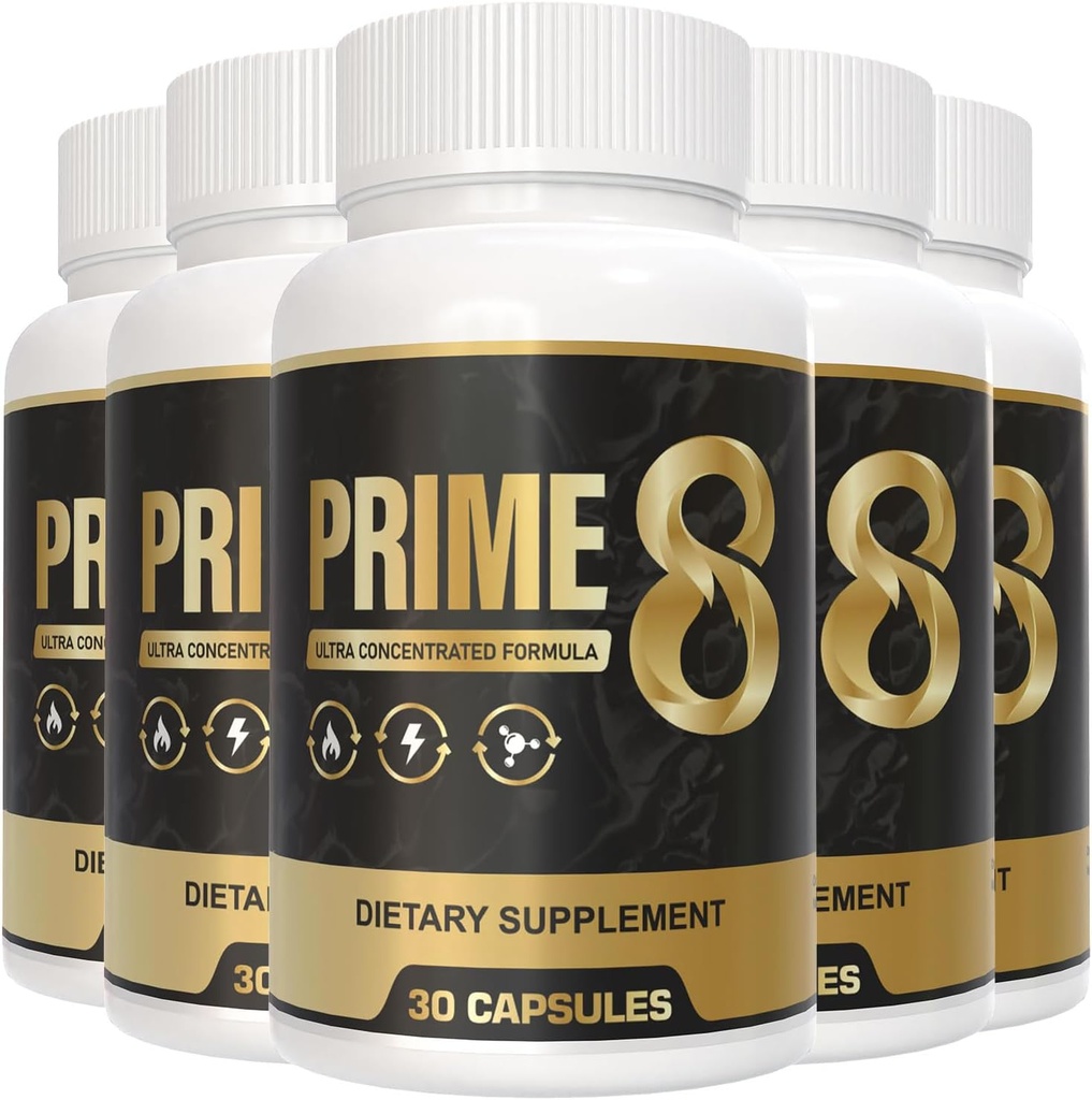 Prime8 100% autentisk original | Prime8 Officiell formel (5 Pack) för 150 dagar